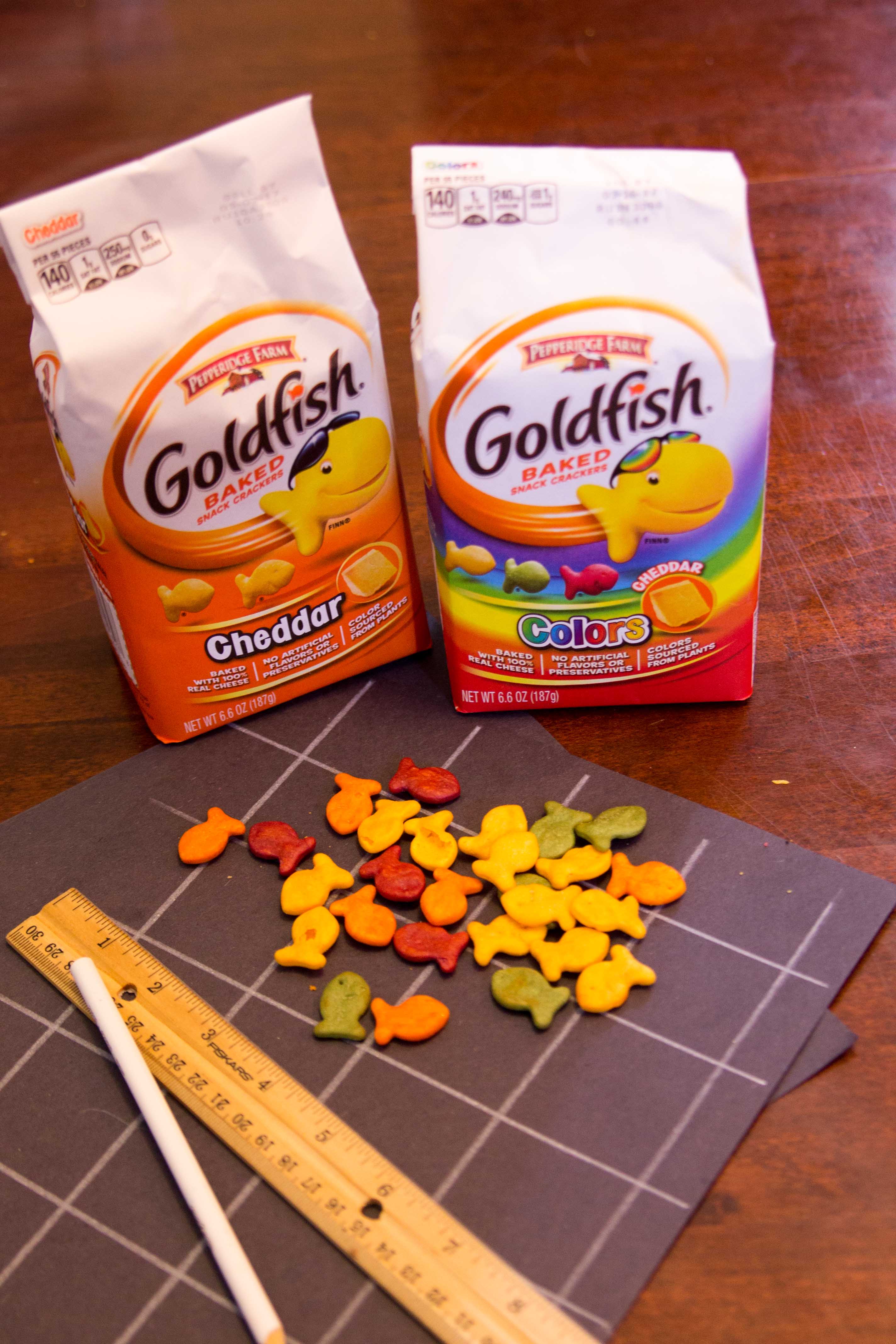 Four Indoor Activities with Goldfish, a Pencil, Paper & a Ruler