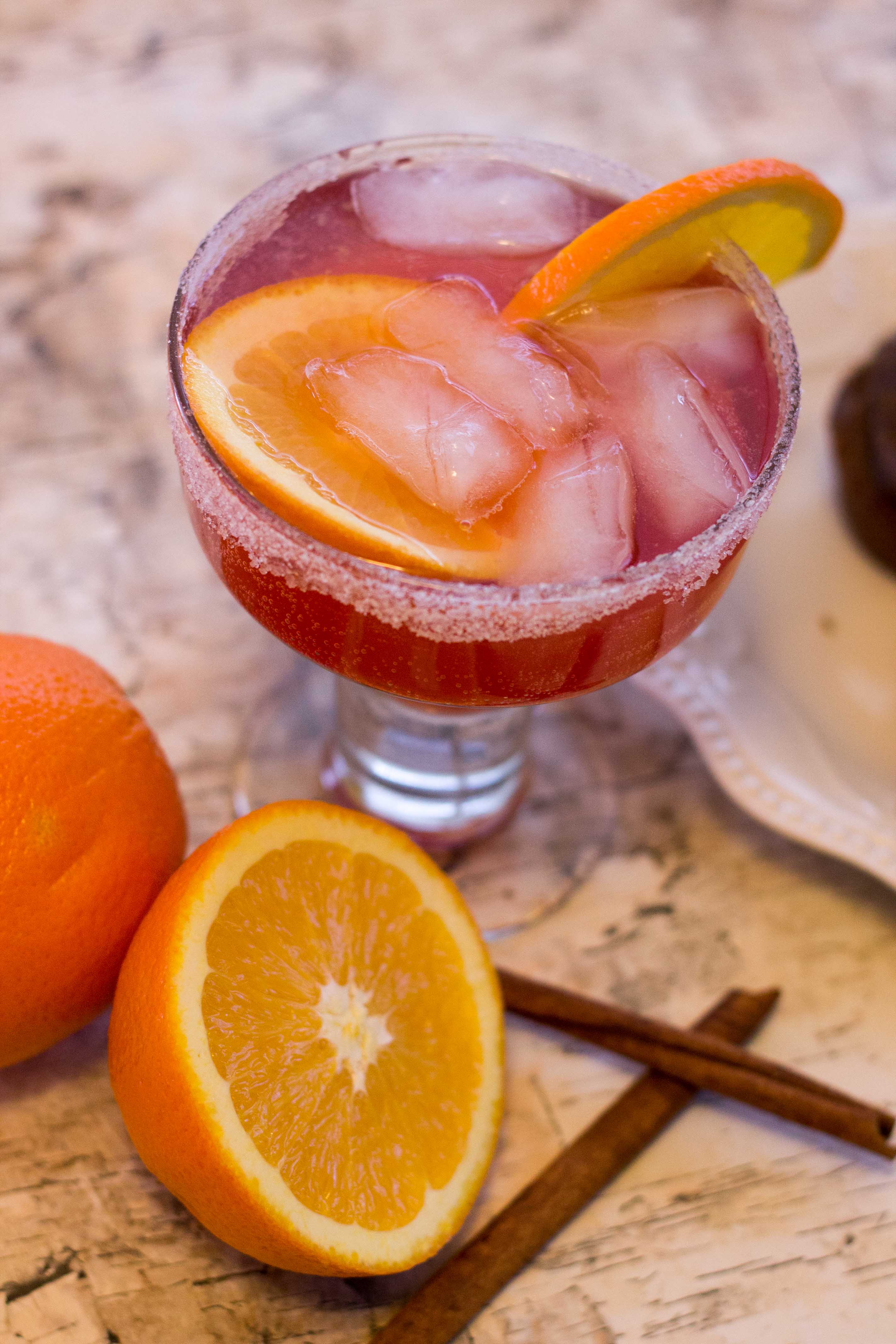 Holiday Spice Cranberry Orange Mocktail