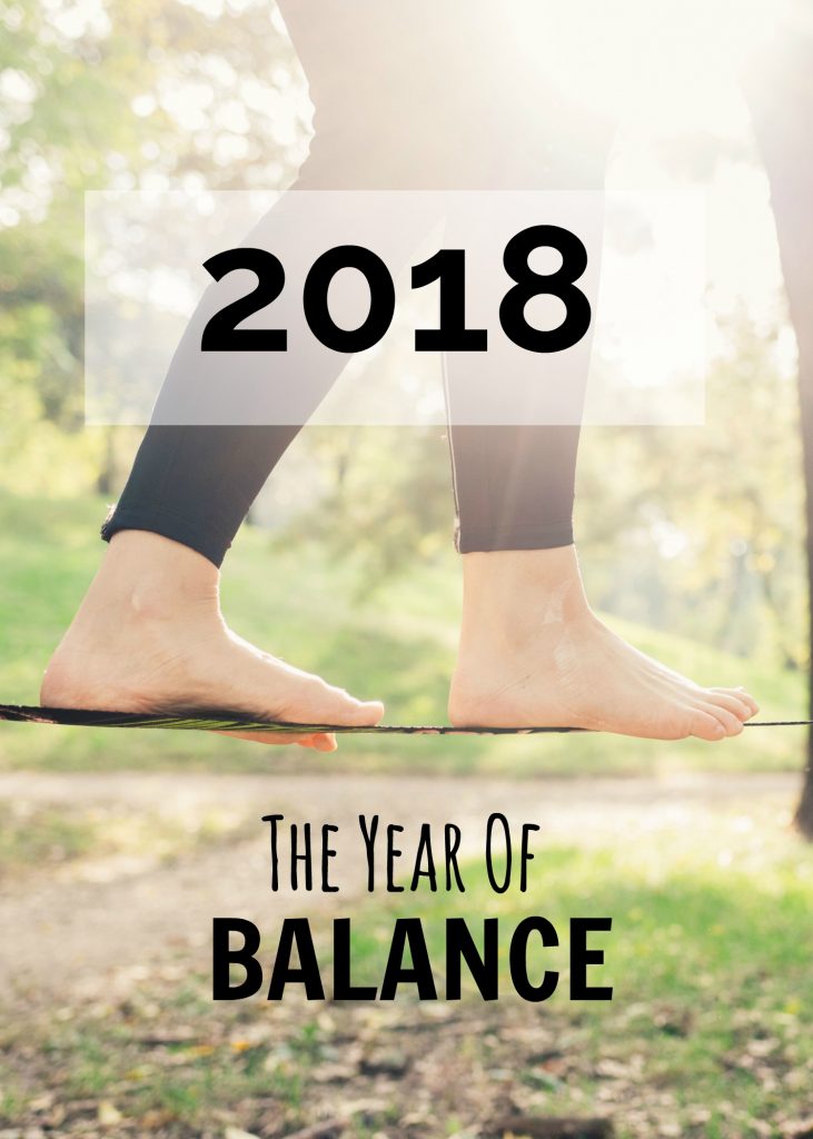 2018 the year of balance