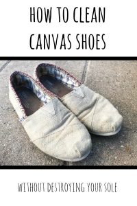 how to clean Toms shoes